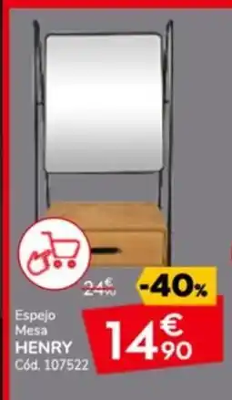 Conforama HENRY Espejo Mesa oferta