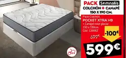 Conforama POCKET XTRA H9 Pack Colchón oferta