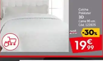 3D Colcha Poliéster