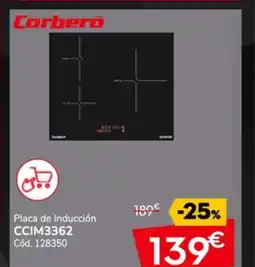 Conforama CORBERÓ Placa de Inducción CCIM3362 oferta