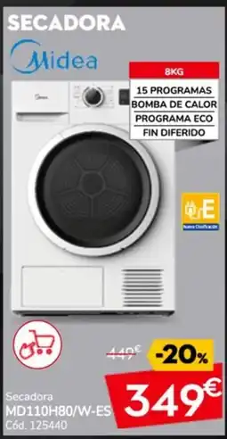 Conforama MIDEA Secadora MD110H80/W-ES oferta