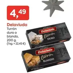 Suma Supermercados DElAVIUDA Turrón duro o blando oferta
