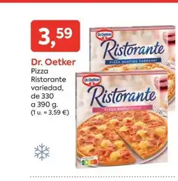 Suma Supermercados DR OETKER Pizza Ristorante variedad oferta