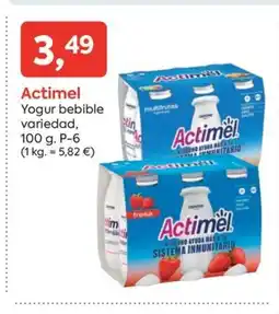 Suma Supermercados ACTIMEL Yogur bebible variedad oferta