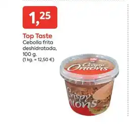 Suma Supermercados TOP TASTE Cebolla frita deshidratada oferta