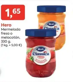 Suma Supermercados HERO Mermelada fresa o melocotón oferta