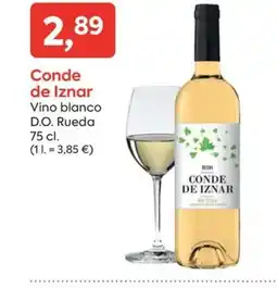 Suma Supermercados CONDE DE IZNAR Vino blanco D.O. Rueda oferta