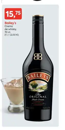 Suma Supermercados BAILEY'S Crema de whisky oferta