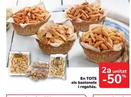 Carrefour Market En TOTS els bastonets i regañás oferta