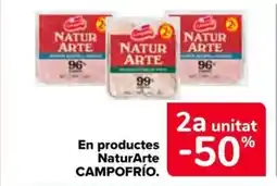 Carrefour Market CAMPOFRÍO En productes NaturArte oferta