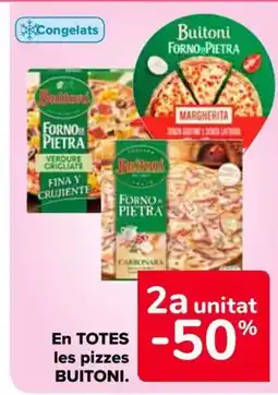 Carrefour Market BUITONI En TOTES les pizzes oferta