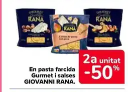 Carrefour Market GIOVANNI RANA En pasta farcida Gurmet i salses oferta