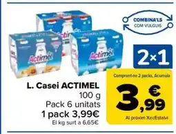 Carrefour Market ACTIMEL L. Casei oferta