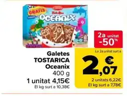 Carrefour Market TOSTARICA OCEANIX Galetes oferta