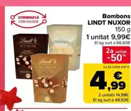 Carrefour Market LINDT NUXOR Bombons oferta