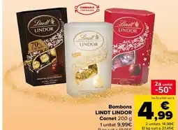 Carrefour Market LINDT LINDOR Bombons oferta