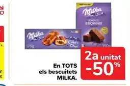 Carrefour Market MILKA En TOTS els bescuitets oferta