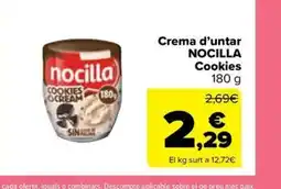 Carrefour Market NOCILLA Crema d'untar Cookies oferta