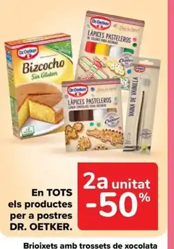 Carrefour Market DR. OETKER. En TOTS els productes per a postres oferta