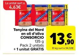 Carrefour Market CONSORCIO Tonyina del Nord en oli d'oliva oferta