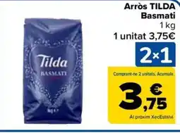 Carrefour Market TILDA Arròs Basmati oferta