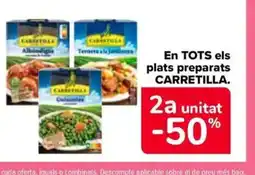 Carrefour Market CARRETILLA En TOTS els plats preparats oferta