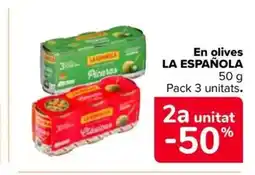 Carrefour Market LA ESPAÑOLA En olives oferta