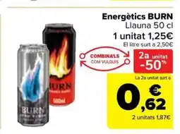 Carrefour Market BURN Energètics oferta