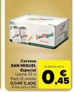 Carrefour Market SAN MIGUEL Cervesa oferta