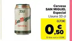 Carrefour Market SAN MIGUEL Cervesa oferta