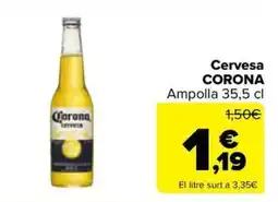 Carrefour Market CORONA Cervesa oferta