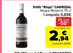 Carrefour Market CARRIZAL DOQ Rioja oferta