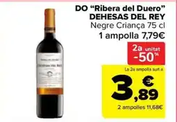 Carrefour Market DEHESAS DEL REY DO Ribera del Duero oferta