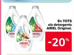 Carrefour Market ARIEL En TOTS els detergents Original oferta