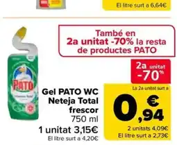 Carrefour Market Gel PATO WC Neteja Total frescor oferta