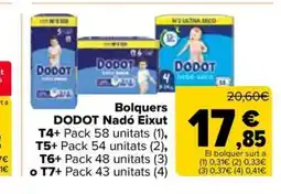 Carrefour Market DODOT Bolquers Nadó Eixut oferta