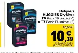 Carrefour Market HUGGIES Bolquers DryNites oferta