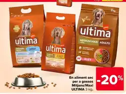 Carrefour Market ULTIMA En aliment sec per a gossos Mitjans/Maxi oferta