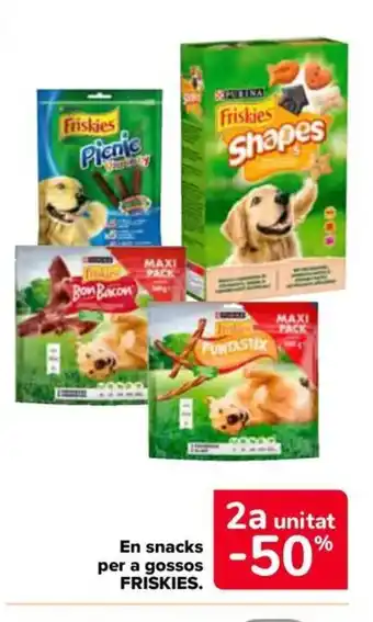 Carrefour Market FRISKIES En snacks per a gossos oferta