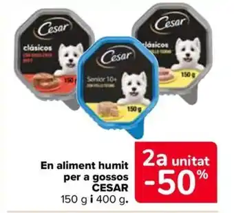 Carrefour Market CESAR En aliment humit per a gossos oferta