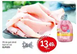 Condis ELPOZO Pit de gall dindi baix en sal oferta