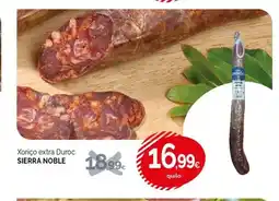 Condis SIERRA NOBLE Xoriço extra Duroc oferta