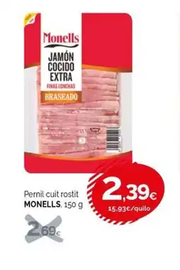 Condis MONELLS Pernil cuit rostit oferta