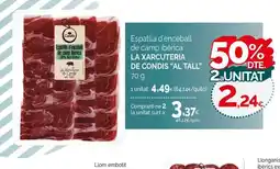 Condis LA XARCUTERIA DE CONDIS AL Espatlla d'enceball de camp ibèrica oferta