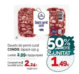 Condis CONDIS Dauets de pernil curat oferta