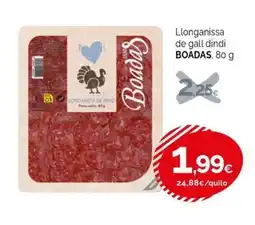Condis BOADAS Llonganissa de gall dindi oferta