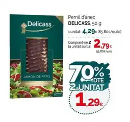 Condis DELICASS Pernil d'ànec oferta