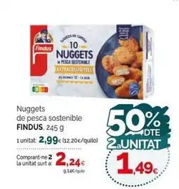 Condis FINDUS Nuggets de pesca sostenible oferta