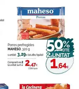 Condis MAHESO Porres prefregides oferta
