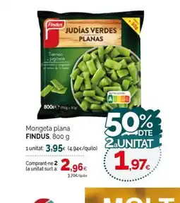 Condis FINDUS Mongeta plana oferta